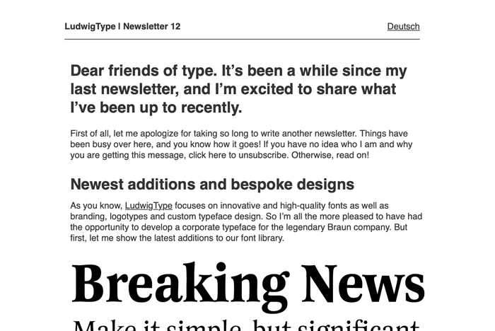 Newsletter